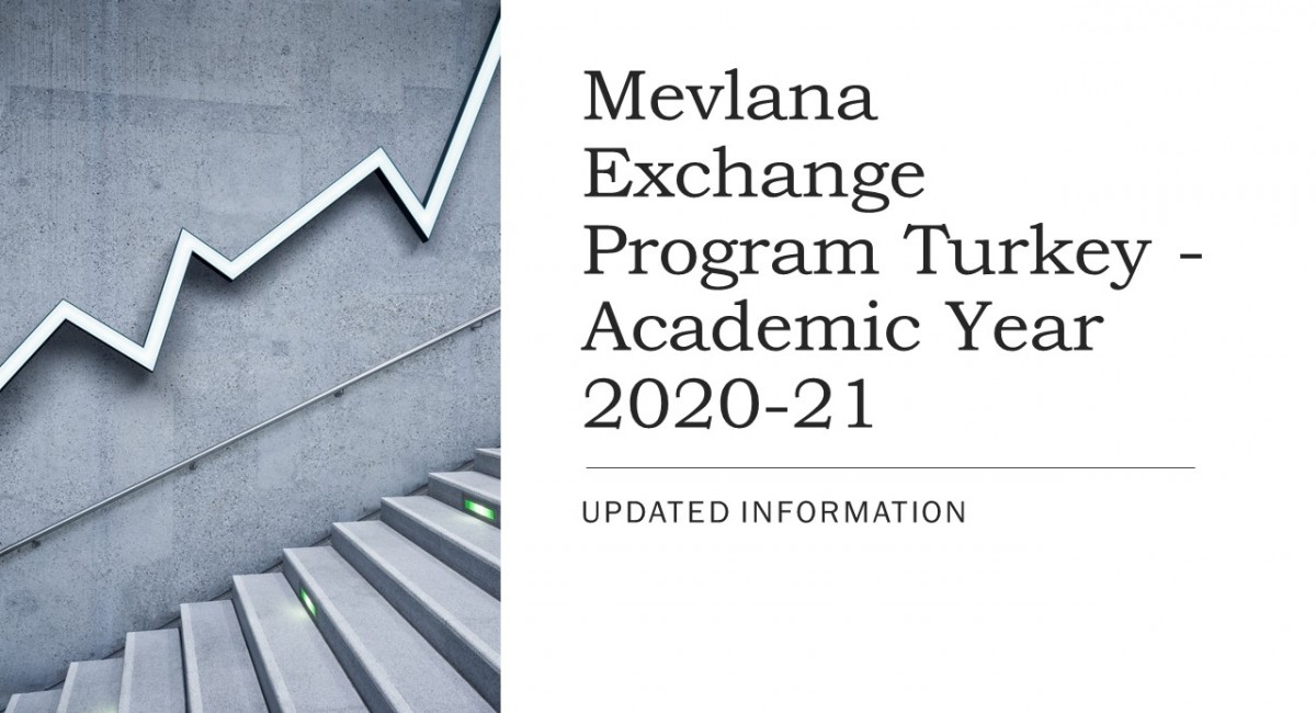 Mevlana Exchange Program Turkey - Academic Year 2020-21